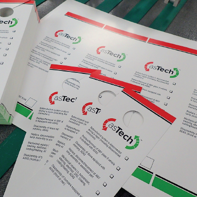 Offset printed sample project from Voom Group