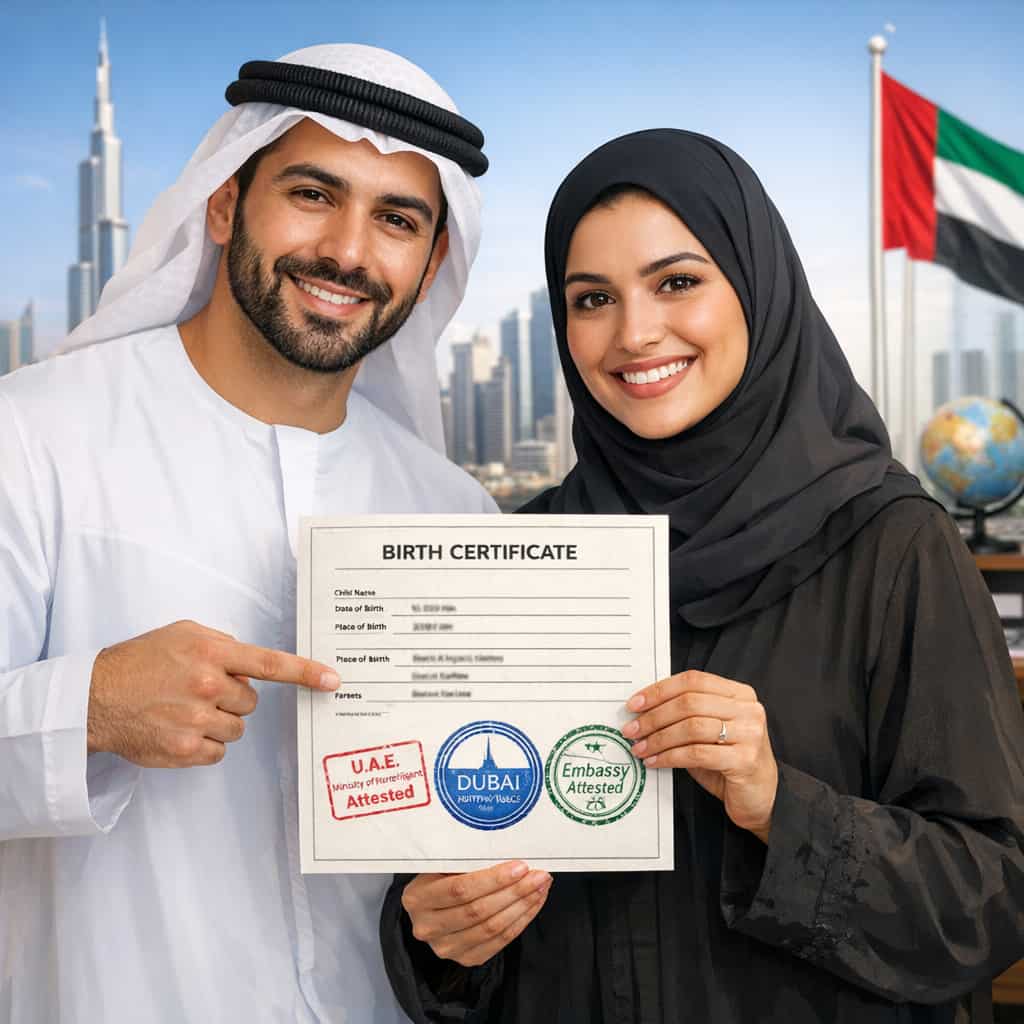 Dubai birth certificate attestation - Takween Advisory