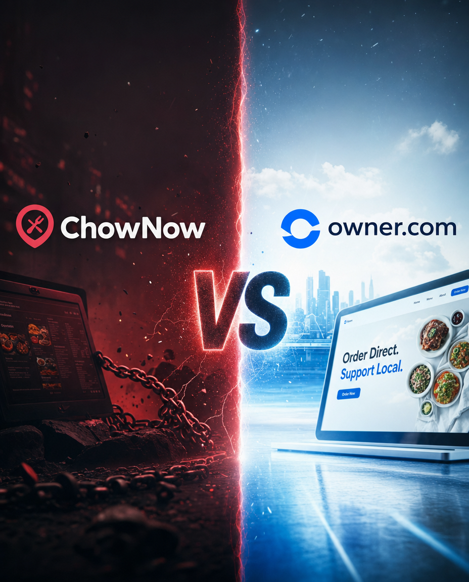 ChowNow vs Owner.com (2026): Pricing, Features, and What Owner's Deleted Comparison Page Claimed