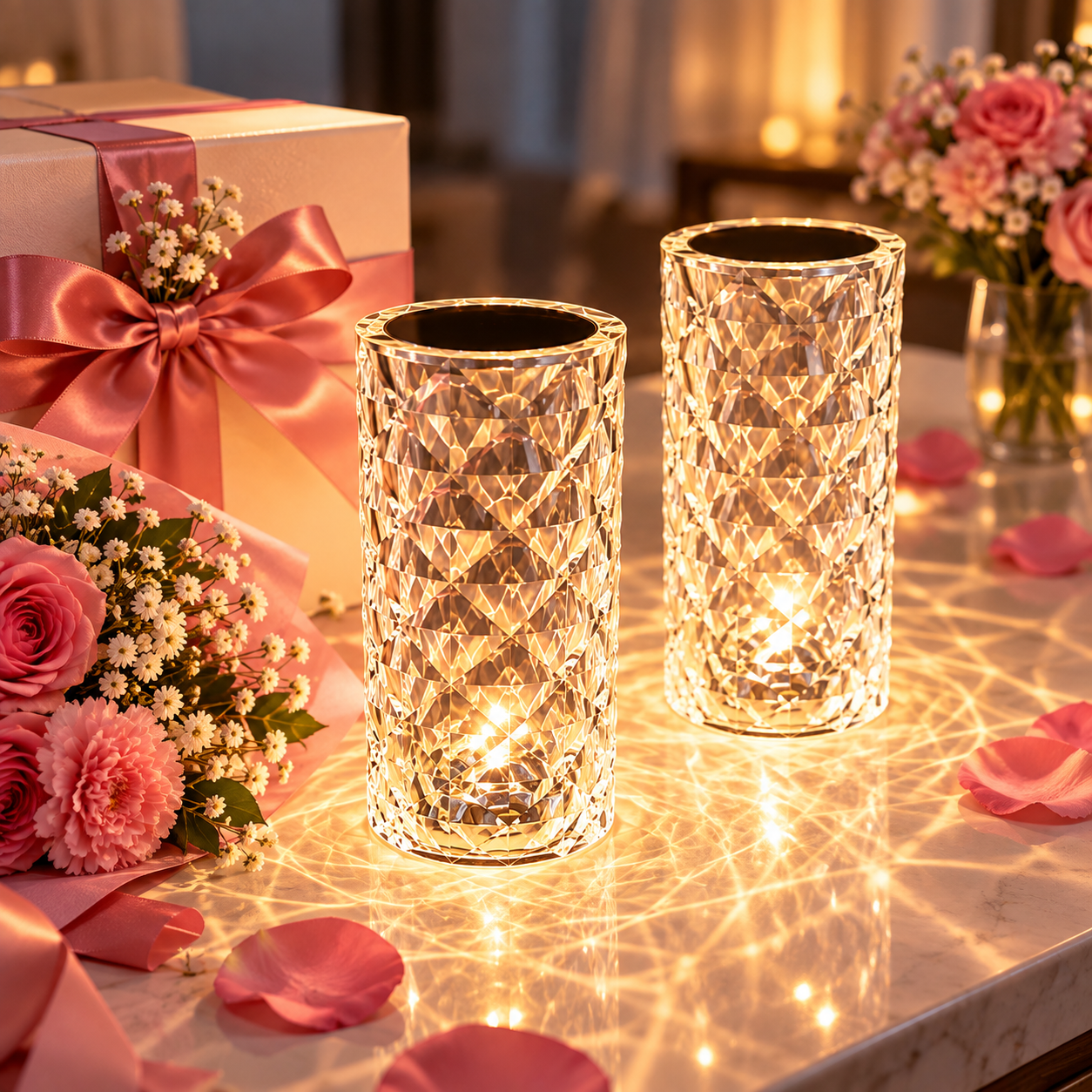 Dos lámparas Luxury Light - Regalo para mamá