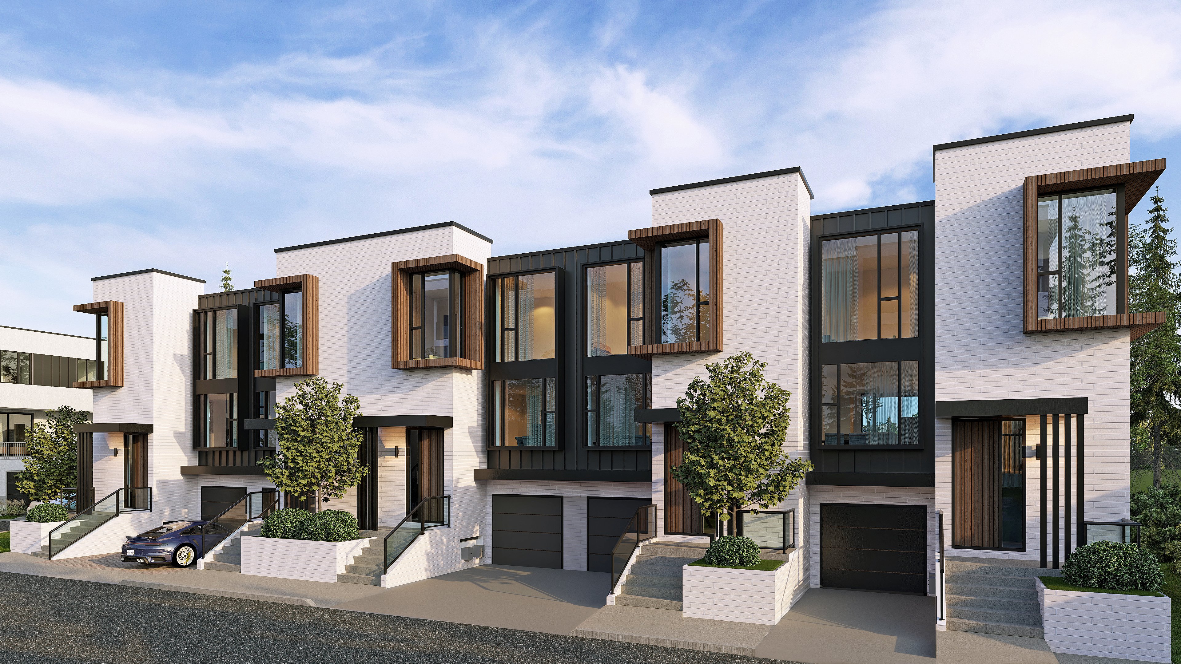 Le Sentier Towns pre-construction development