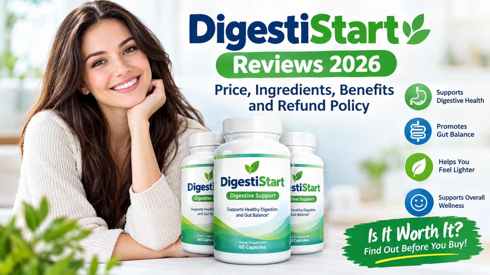 DigestiStart product image and advertised features